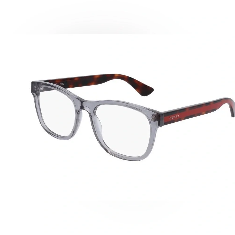 💯 - New- Auth - Gucci's GG0004ON soft lines across frames front.Iconic web e…